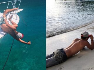 Deze jongen doet veel moeite om de perfecte Instagramfoto voor zijn vriendin te maken