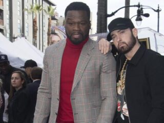 50 Cent heeft ster op Walk of Fame en ontvangt mooie woorden van Eminem