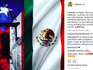 O.a. Luis Fonsi, Beyoncé & Daddy Yankee bidden voor Puerto Rico en Mexico