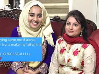 Oeps! Meisje disst per ongeluk haar aanstaande schoonmoeder