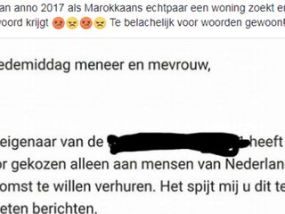 Huiseigenaar verhuurt alleen aan 'mensen van Nederlandse afkomst'