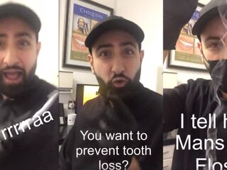 Zingende Tandarts gaat viral met Big Shaq-parodie: 'Mans Got Floss'