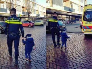 Agenten zorgen voor jongetje nadat moeder onwel wordt