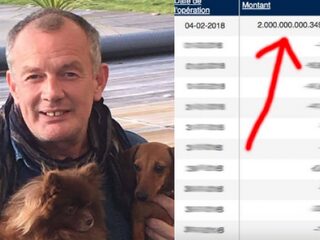 Man krijgt opeens 2000 miljard op rekening gestort