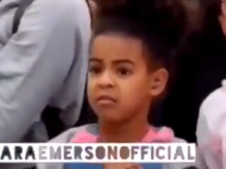 Blue Ivy schaamde zich dood bij het concert van Beyoncé en Jay-z