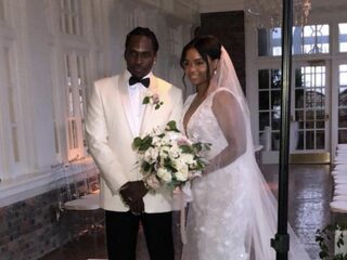 Pusha T is getrouwd, Pharrell was getuige en Kim. K en Kanye waren te gast