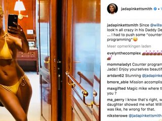 Jada Pinkett (46) post sexy bikinifoto om man Will Smith terug te pakken