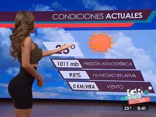 'Meest sexy weervrouw' gedumpt door vriend die liever gamet