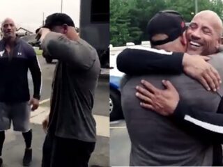 Dwayne Johnson verrast zijn stunt double met groot cadeau: "Let's Roll"