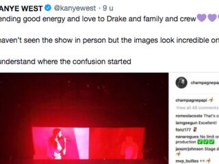 Kanye West biedt Drake zijn excuses aan