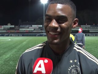 Ryan Gravenberch (16) jongste doelpuntenmaker Ajax ooit: "Die smile gaat niet van mijn gezicht"