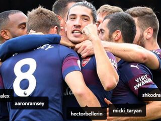 Doelpunt van Arsenal gaat de wereld over