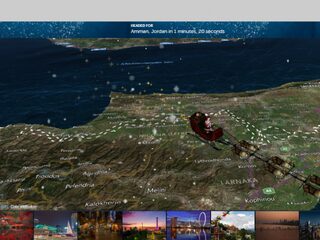Volg de kerstman, zijn rendieren en jouw cadeautjes realtime via deze website