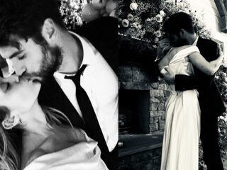 Miley Cyrus en Liam Hemsworth zijn eindelijk getrouwd en de foto's zijn cute!