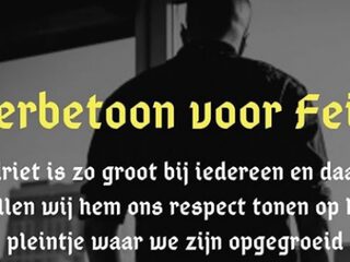 Eerbetoon aan Feis: vrijdag in Rotterdam op het Heemraadsplein