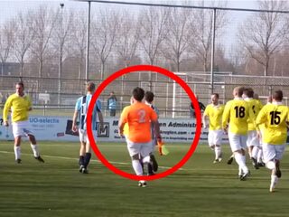 Grensrechter aangehouden na bewusteloos slaan doelman