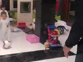 Zoontje van Cristiano Ronaldo is natuurtalent