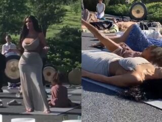 Kim Kardashian geeft chille babyshower met cannabis-thema