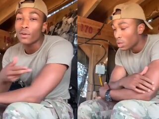 Soldaat gaat viral met emotionele rap over gebroken hart