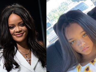 Rihanna post foto van meisje dat bizar veel op haar lijkt