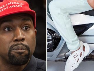 Kanye's nieuwe Yeezy's zijn gelekt en heel Twitter noemt ze Crocs