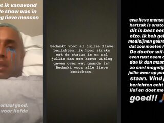 Bizzey in ziekenhuis beland na hartsteken door ontstoken hartzak