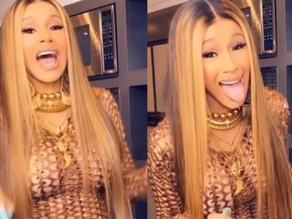 Cardi B's viral coronamoment is nu een remix die de charts heeft gehaald