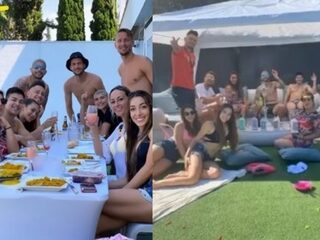 Luuk de Jong onder vuur na Instafoto van gezellig etentje