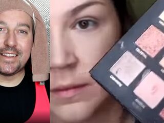 Man voorziet make-up tutorial van echtgenote van hilarisch commentaar