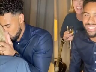 Anouk vraagt grote liefde Dominique ten huwelijk