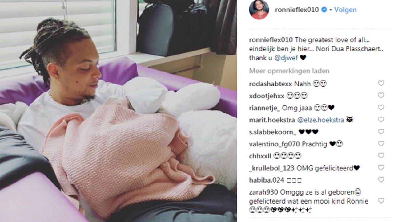 Ronnie Flex En Dj Wef Trotse Ouders Van Dochtertje Nori Dua Funx Nl