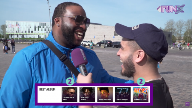 Straatreport: Wie moet volgens Amsterdammers een FunX Music Award winnen?
