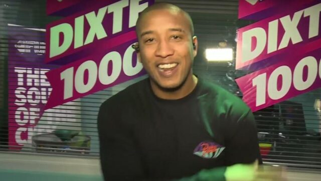 DJ Flava doet live set tijdens DiXte 1000