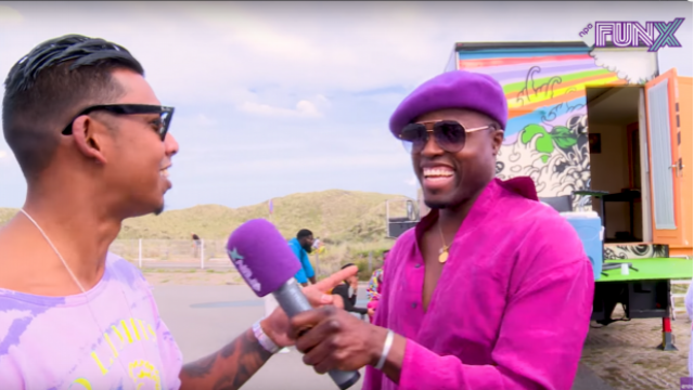 Jandino neemt je mee behind the scenes van clipshoot 'Porkéria'