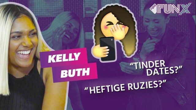 Ouassima kijkt in de telefoon van... Kelly Buth