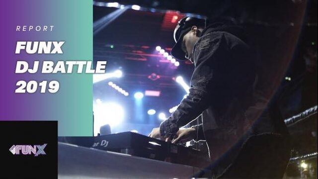 Zoë doet dj-quiz met bezoekers tijdens de FunX Dj Battle!