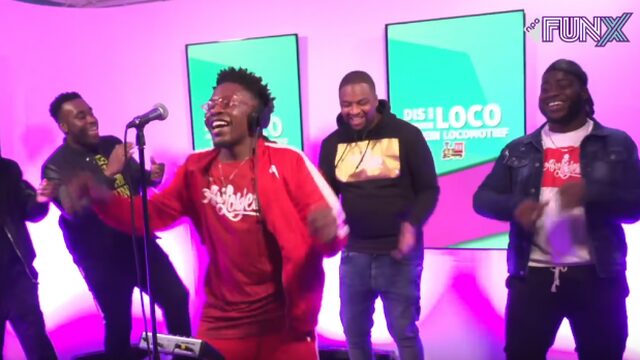 Amartey bouwt een feestje tijdens cover van 'Shutdown'