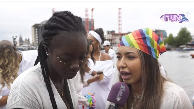 Feest op de FunX-boot bij de Canal Parade: "Ik vier dat ik mezelf kan zijn"