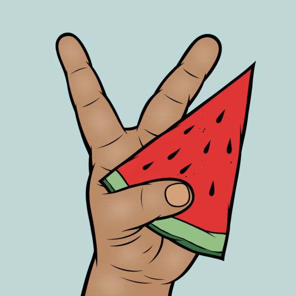 Dít is hoe de virale watermeloen-post is ontstaan: “Het volk is voor een staakt-het-vuren in Palestina