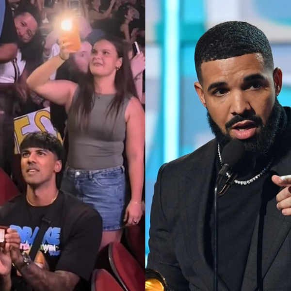 Drake verrast koppel met droomreis na romantische verloving tijdens zijn concert