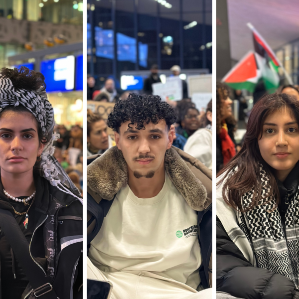 Jongeren protesteren voor een staakt-het-vuren in Gaza: “We moeten in actie komen”