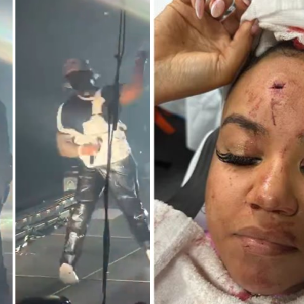 50 Cent verliest zelfbeheersing en gooit microfoon in gezicht van fan