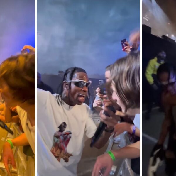 Travis Scott geeft zijn Jordan sneakers weg aan fan die verse mee rapt op Rolling Loud Rotterdam