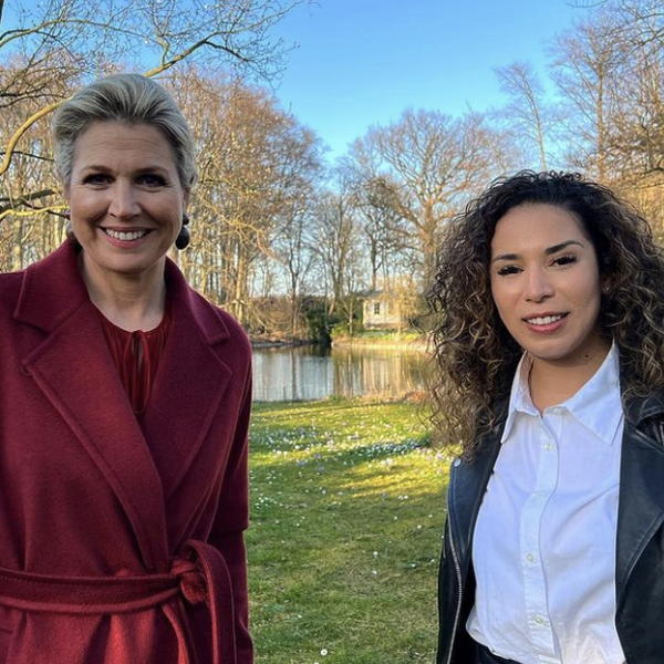 Ouassima en koningin Máxima zetten zich in voor mentale gezondheid onder jongeren