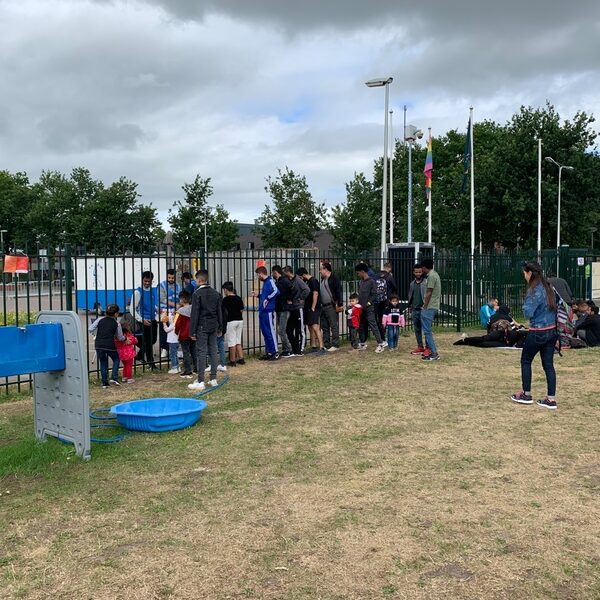 Ik reed drie uur naar Ter Apel om met vluchtelingen te praten over de situatie