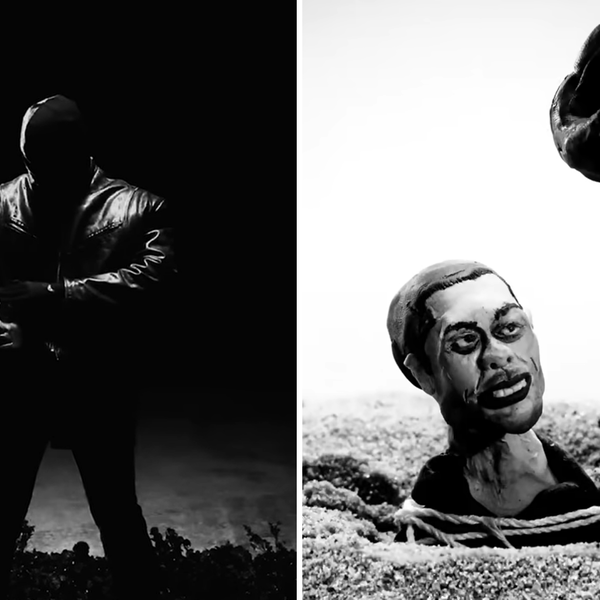 Ye begraaft Pete Davidson 'levend' in bizarre videoclip