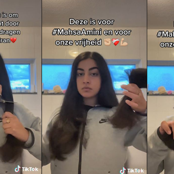 Ook Nieloefaar (22) knipte haar haar af na dood Iraanse Mahsa: "Uit solidariteit"