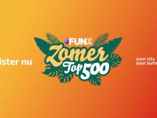 Luister van 29 juni tot en met 3 juli naar je favoriete zomerhits in de FunX Zomer Top 500