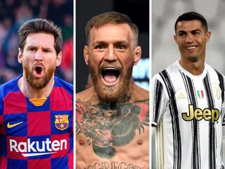 McGregor, Messi en Ronaldo bestbetaalde sporters volgens Forbes