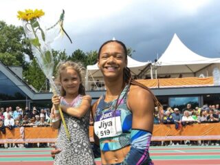 Tasa Jiya (25) is jong moeder en Nederlands Kampioen atletiek: "Ik heb hier keihard voor gewerkt"